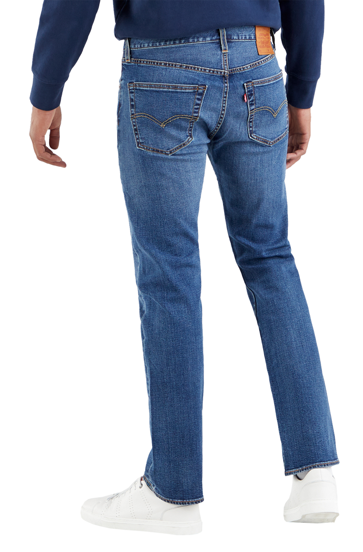 Levi&#39;s 501 Jeans straight, Ubbles, mid blue, back