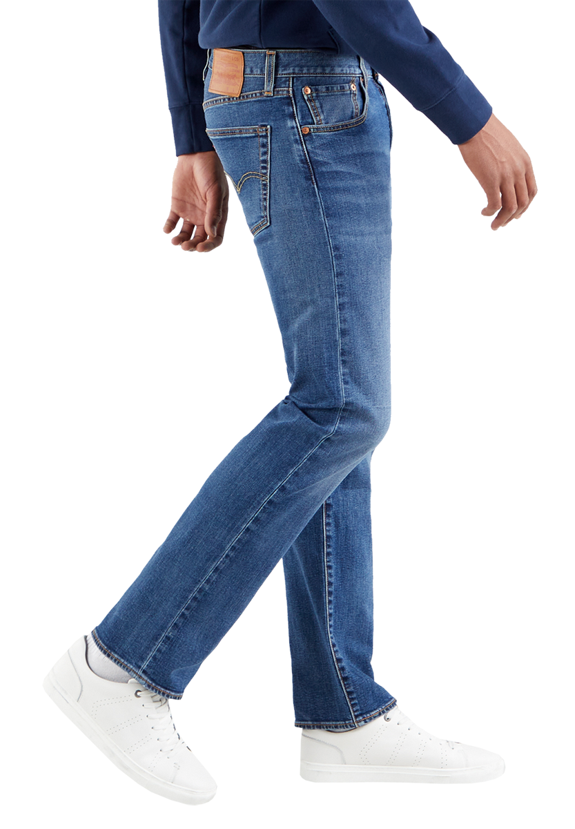 Levi&#39;s 501 Jeans straight, Ubbles, mid blue, side