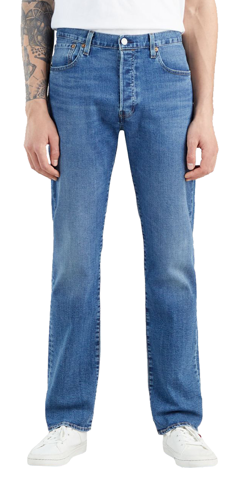 Levi&#39;s 501 Jeans Straight, Bulldog Indigo Mask, Frontansicht