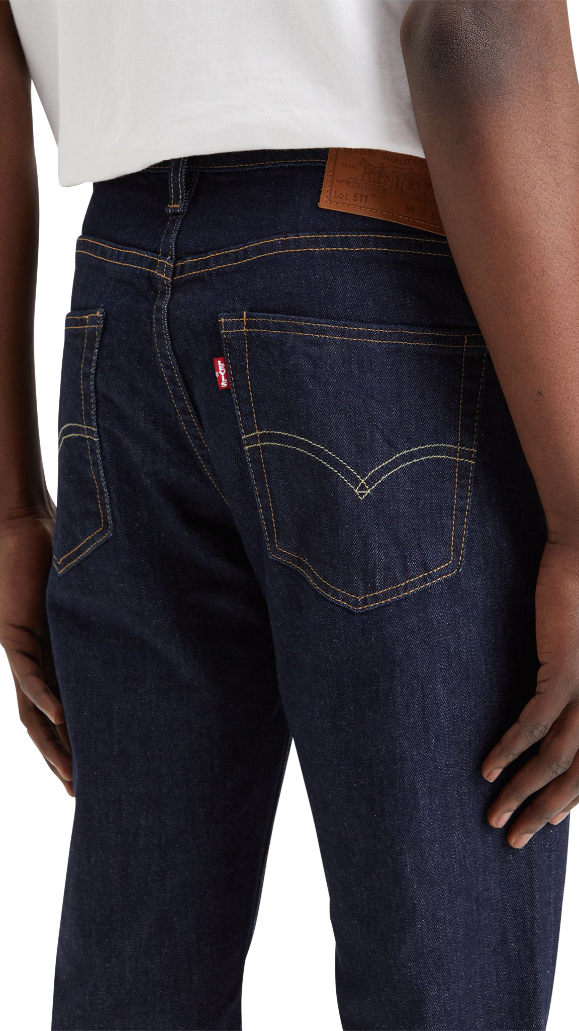 Levi&#39;s 511 jeans mince, bleu foncé