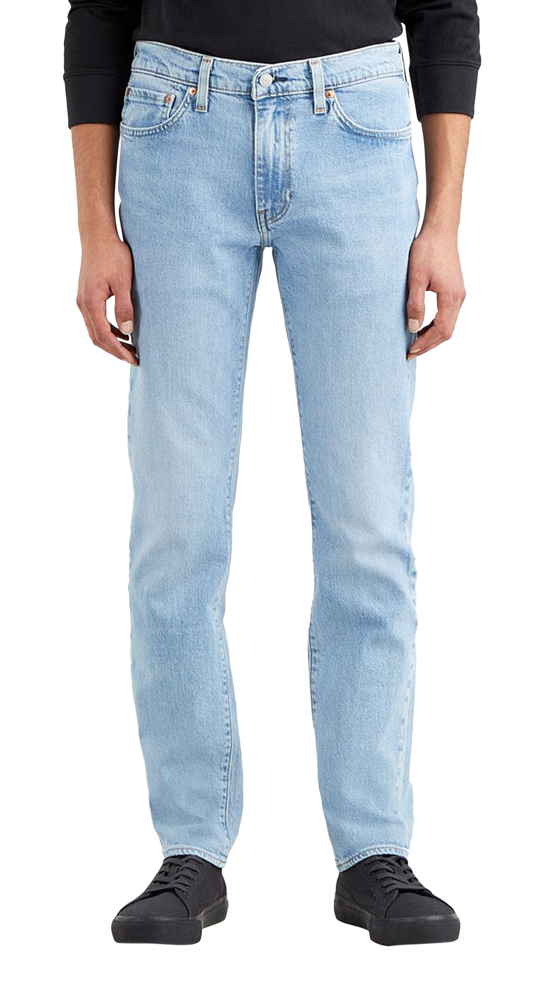 Levi&#39;s 511 jeans mince, bleu clair légèrement lavé