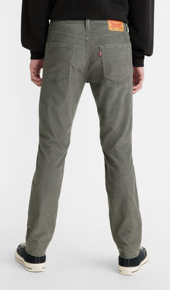 Levi&#39;s® 511™ Slim Jeans, Velours côtelé gris &quot;Pewter Cord&quot;