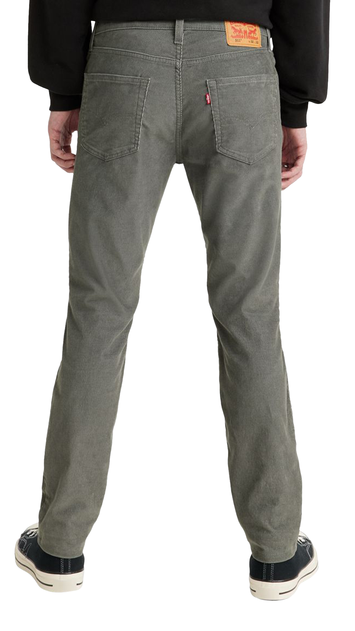 Le levi&#39;s 511 jeans mince, pantalon à cordon gris foncé