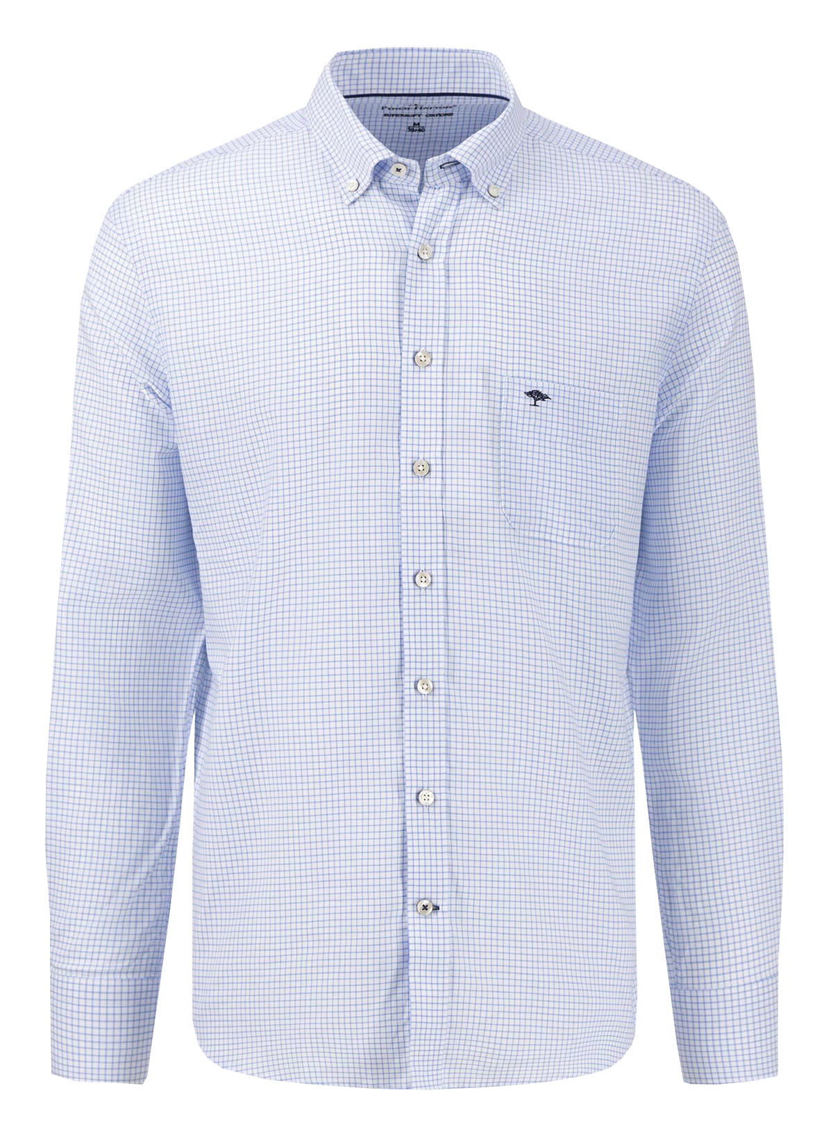 Fynch Hatton All Season Oxford Shirt, light blue carted