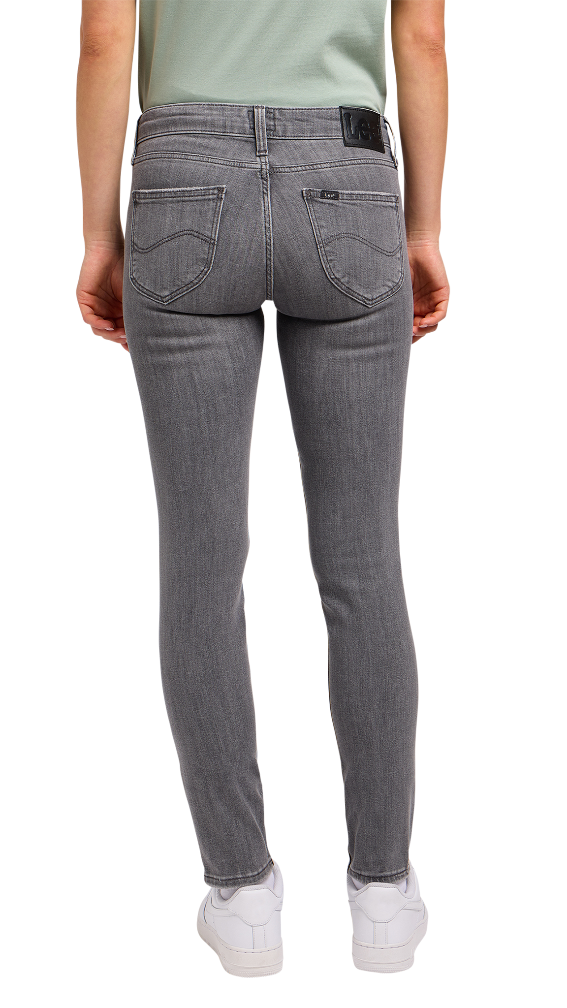 Lee Scarlett Jeans Skinny, Grau &quot;Ash Stone&quot;