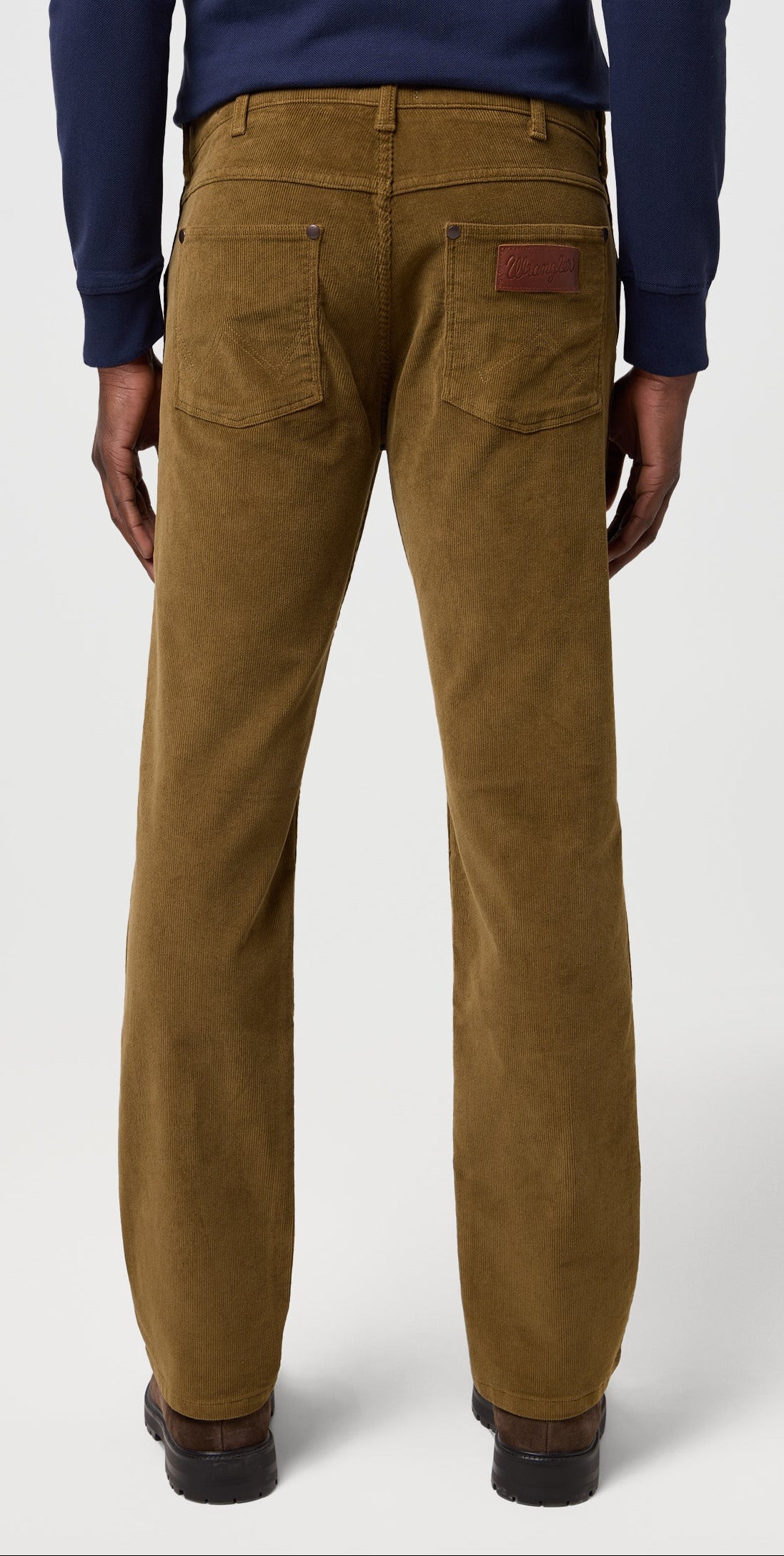 Wrangler Greensboro Stretch Cord Hose, Dunkelbeige &quot;Kangaroo&quot;