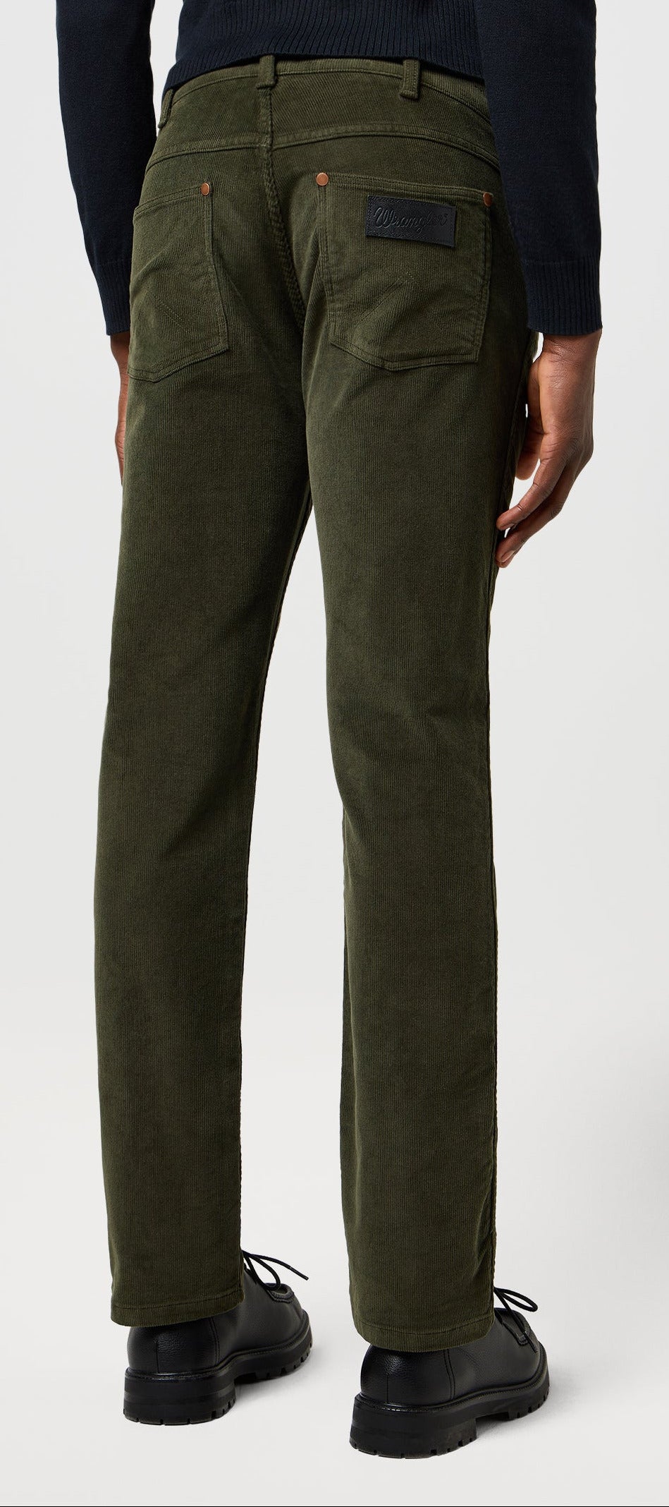 Wrangler Greensboro Stretch Cord Hose, Olive Green