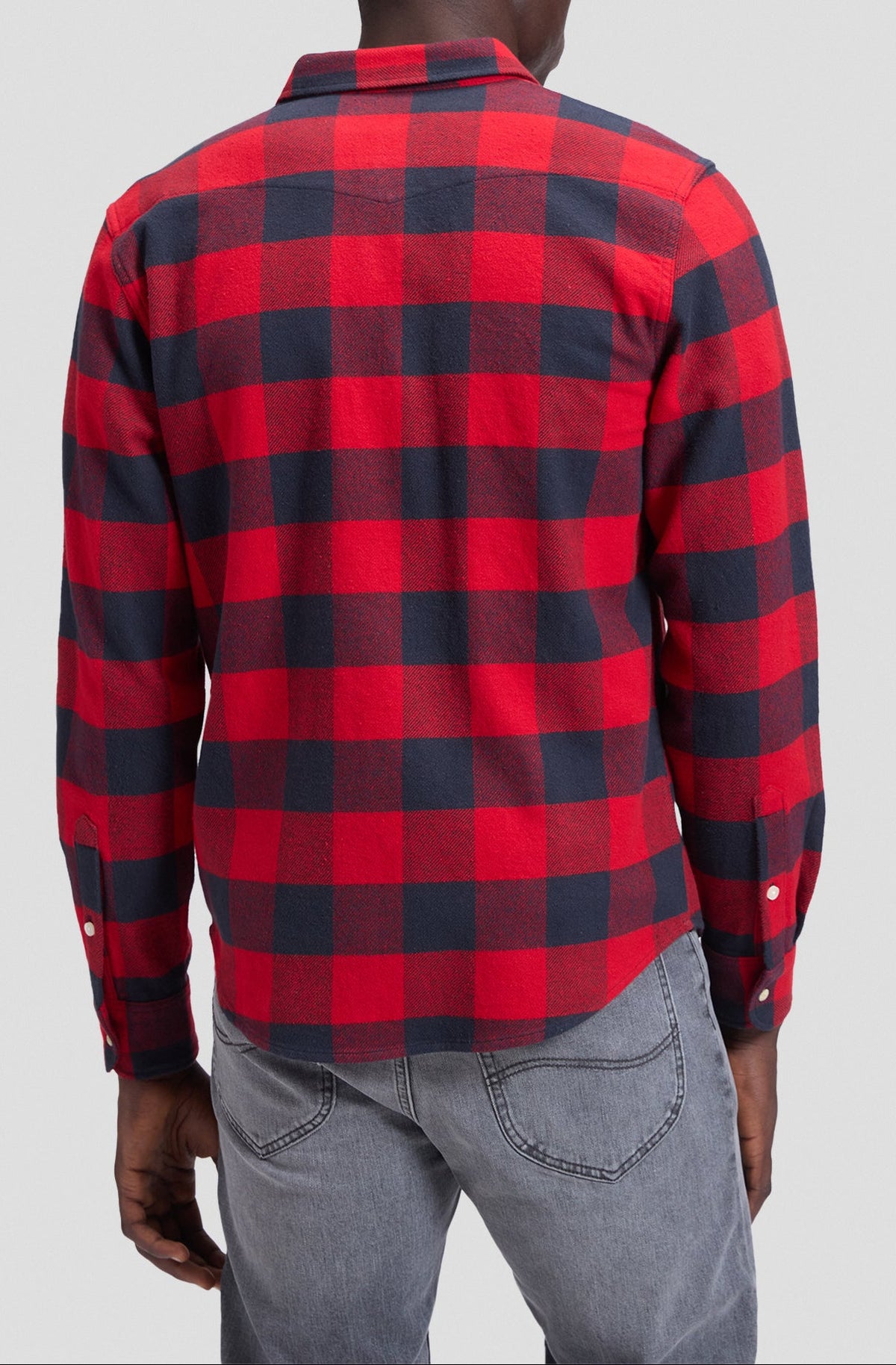 LEE Western Shirt, Flannel Karohemd Rot "Samba"