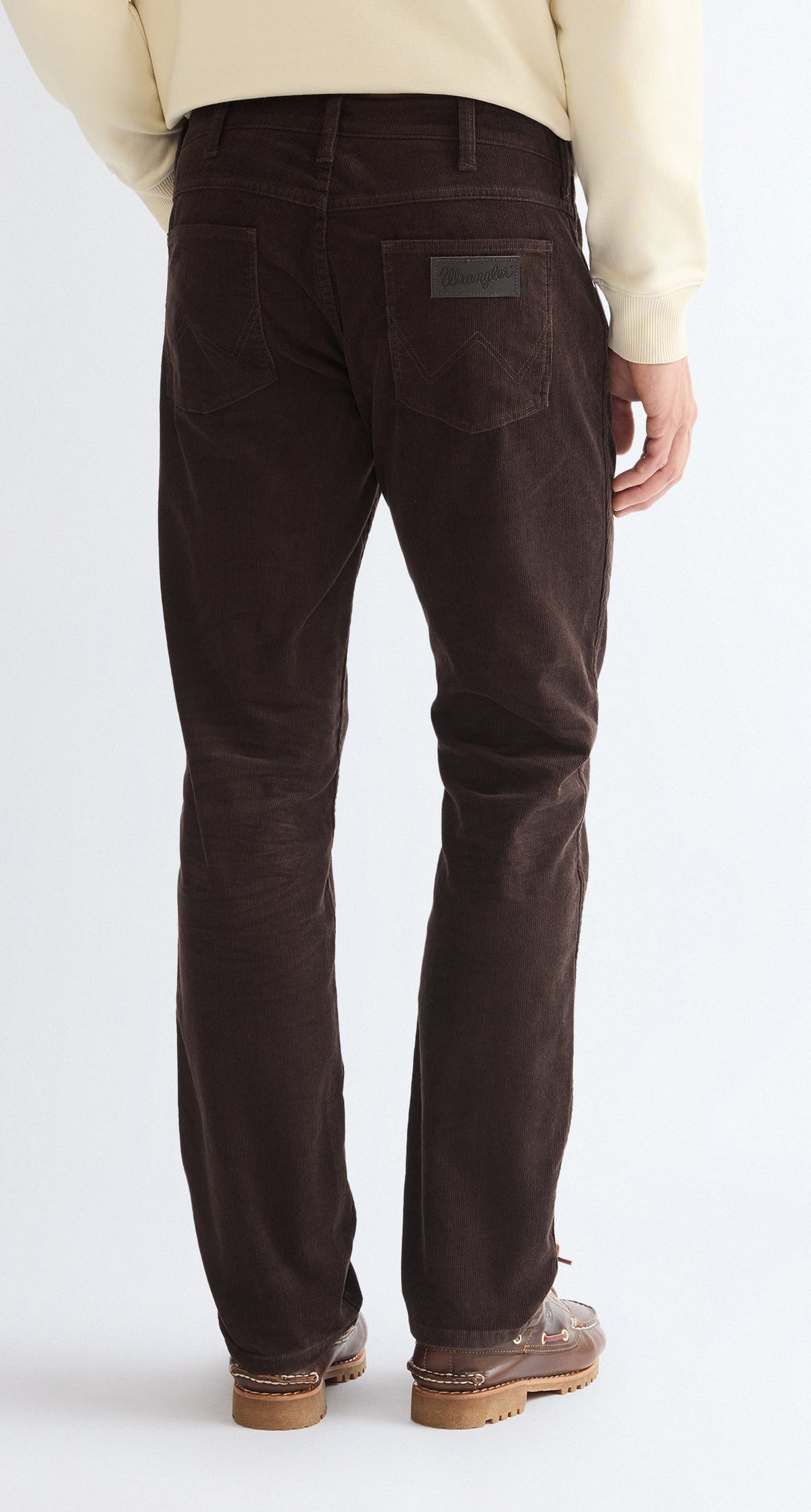 Wrangler Greensboro Stretch Cord Hose, Dunkelbraun "Chocolate"