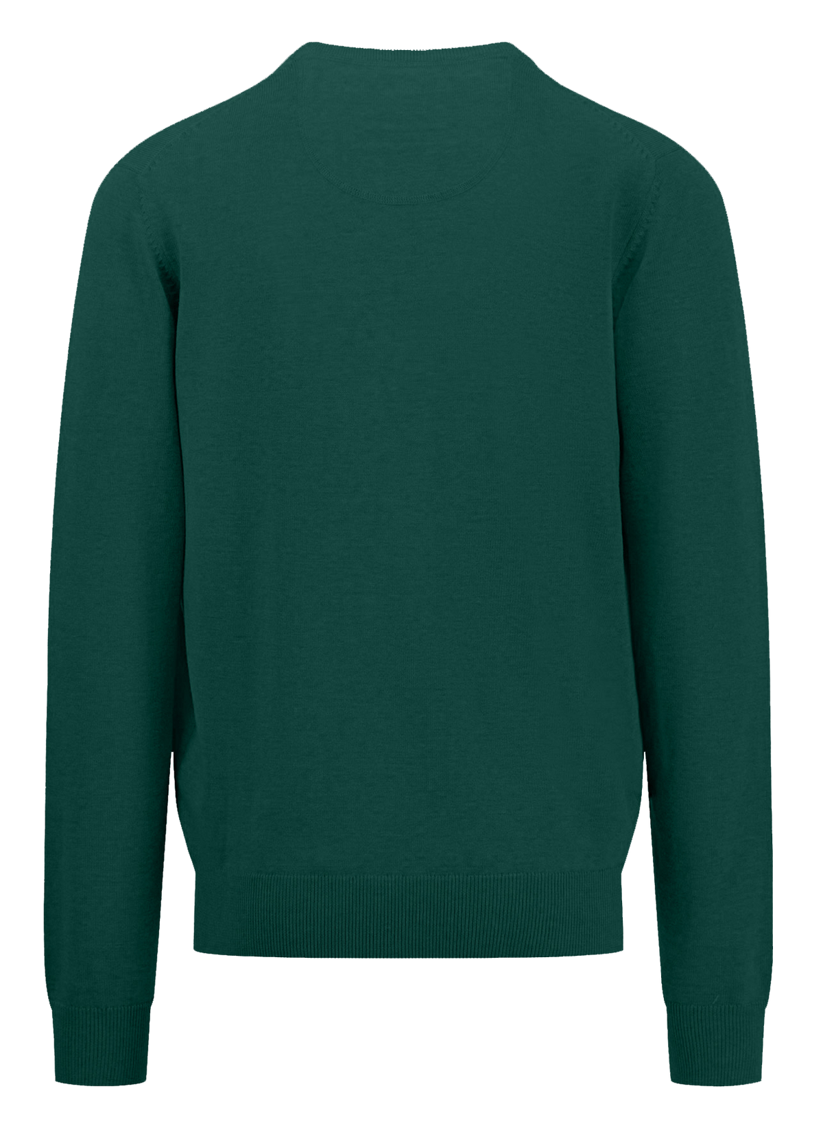 Fynch Hatton Pullover V-Neck, Dunkelgrün