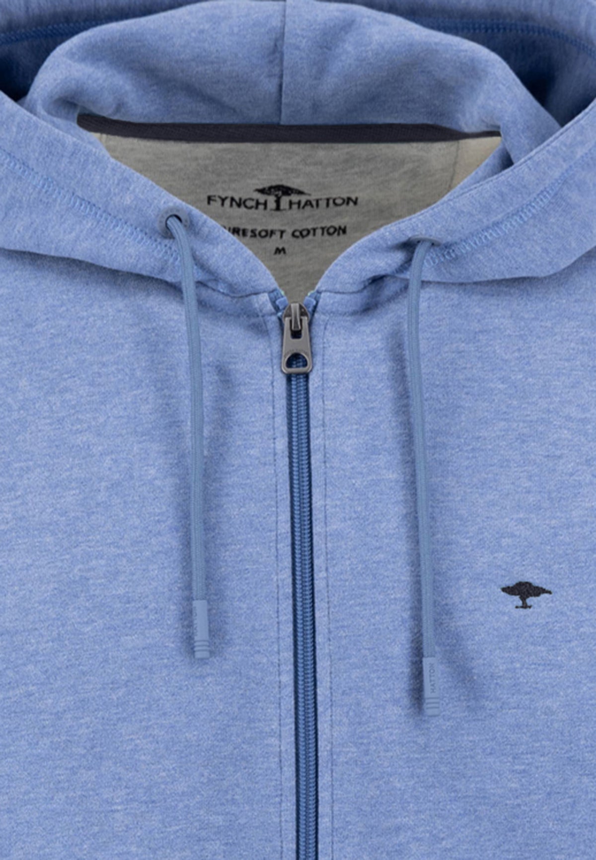 Fynch &amp; Hatton Hoodie Zip Up, Blau