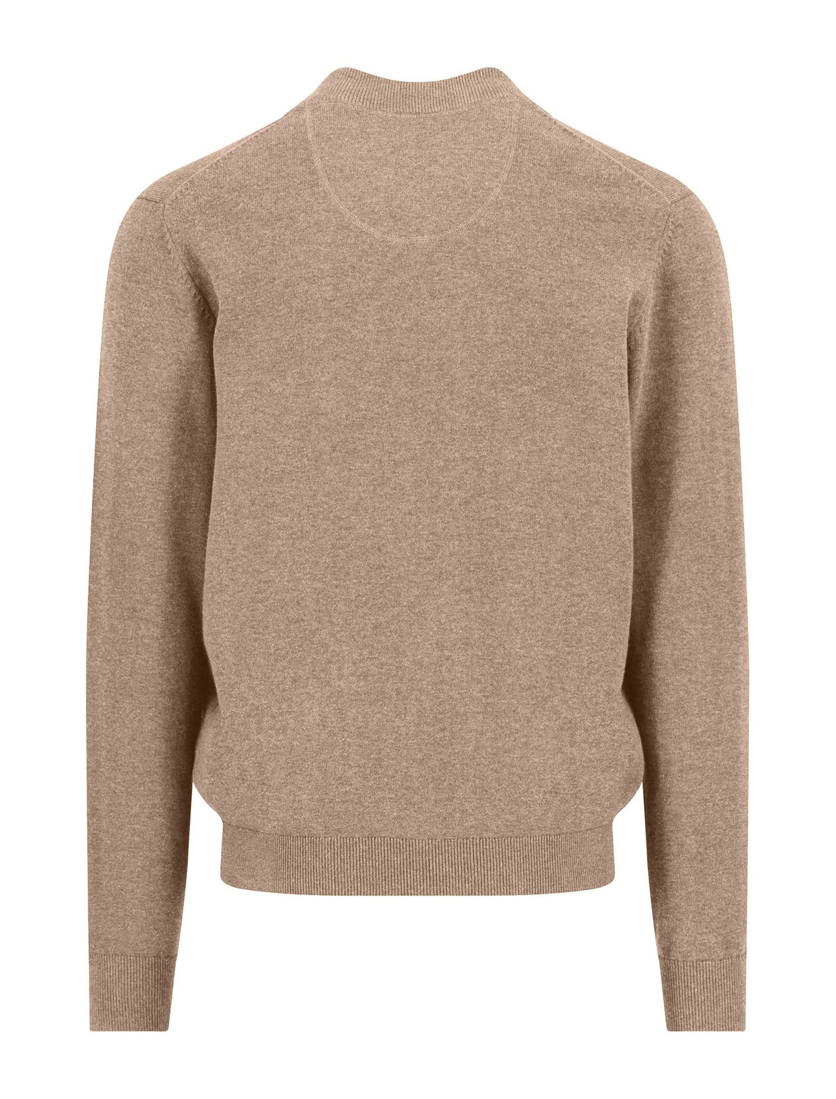 Fynch Hatton Cardigan College Zip, Beige Taupe