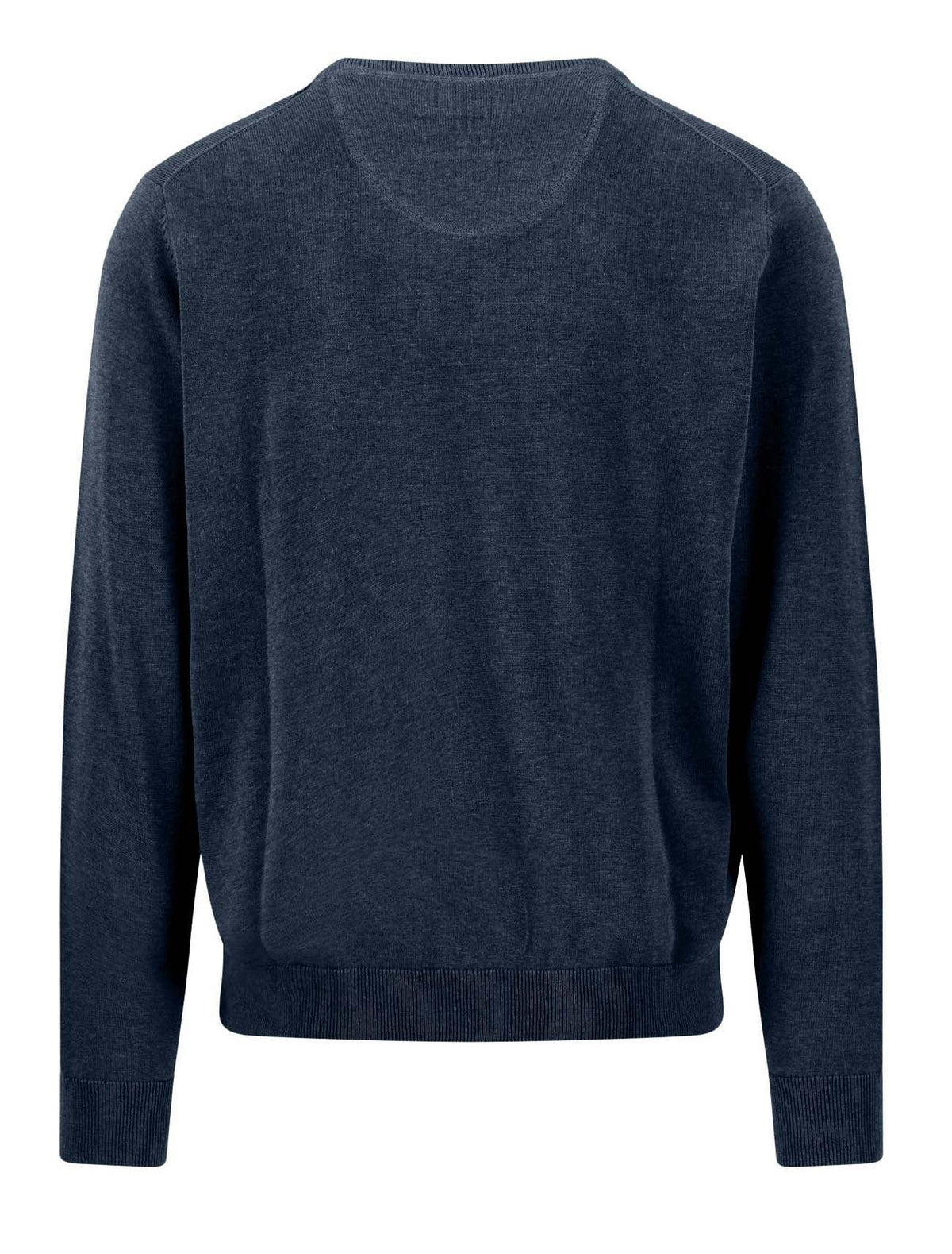 Fynch Hatton Pullover V-Neck, Dunkelblau "Ink Blue"