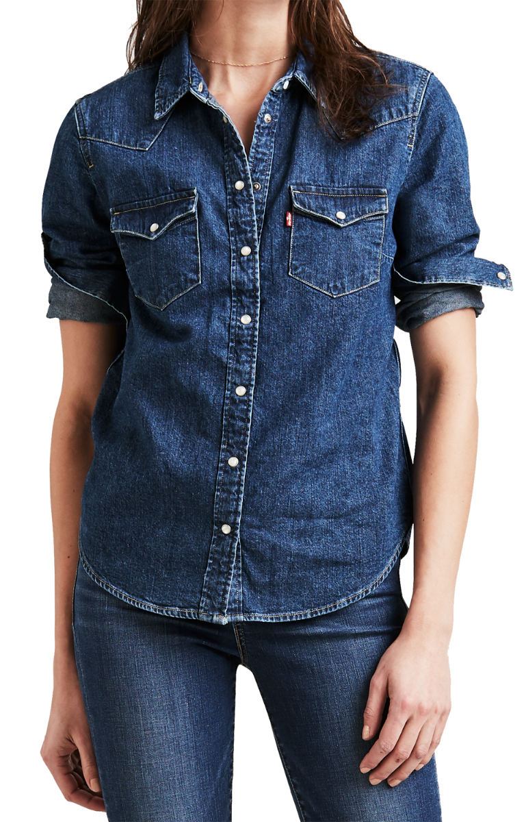 Levi&#39;s Jeanshemd, Standard Fit, Air Space, Frontansicht