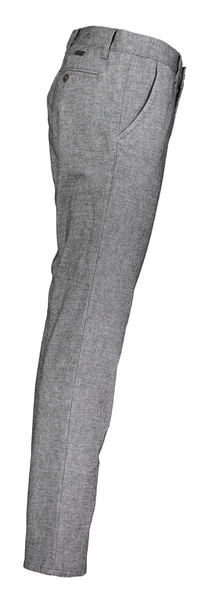 Alberto Lou Chino Pants regular slim, light grey, Wool Look Winter Grey, side