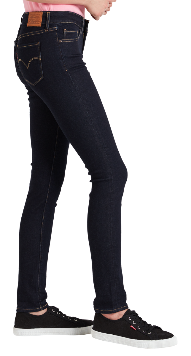 Levi's 711 Jeans Skinny, dark blue, To the Nine, side