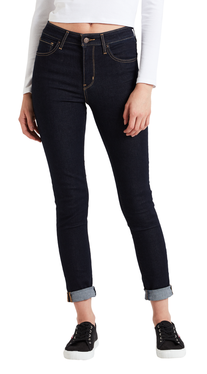 Levi&#39;s 721 Jeans High Rise Skinny, dunkelblau, To the Nine, Frontansicht