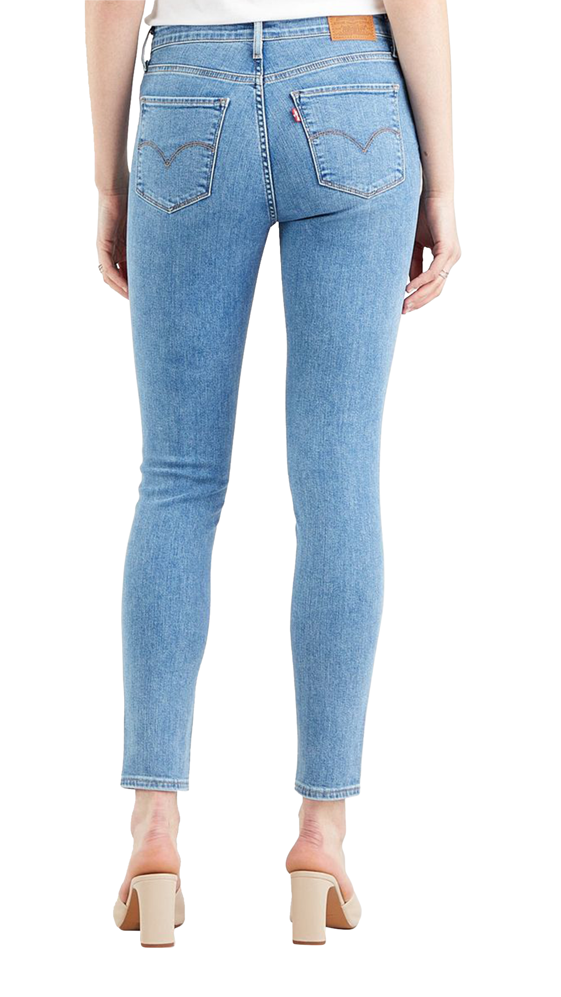 Levi&#39;s 721 jeans de grande hauteur maigre, bleu clair