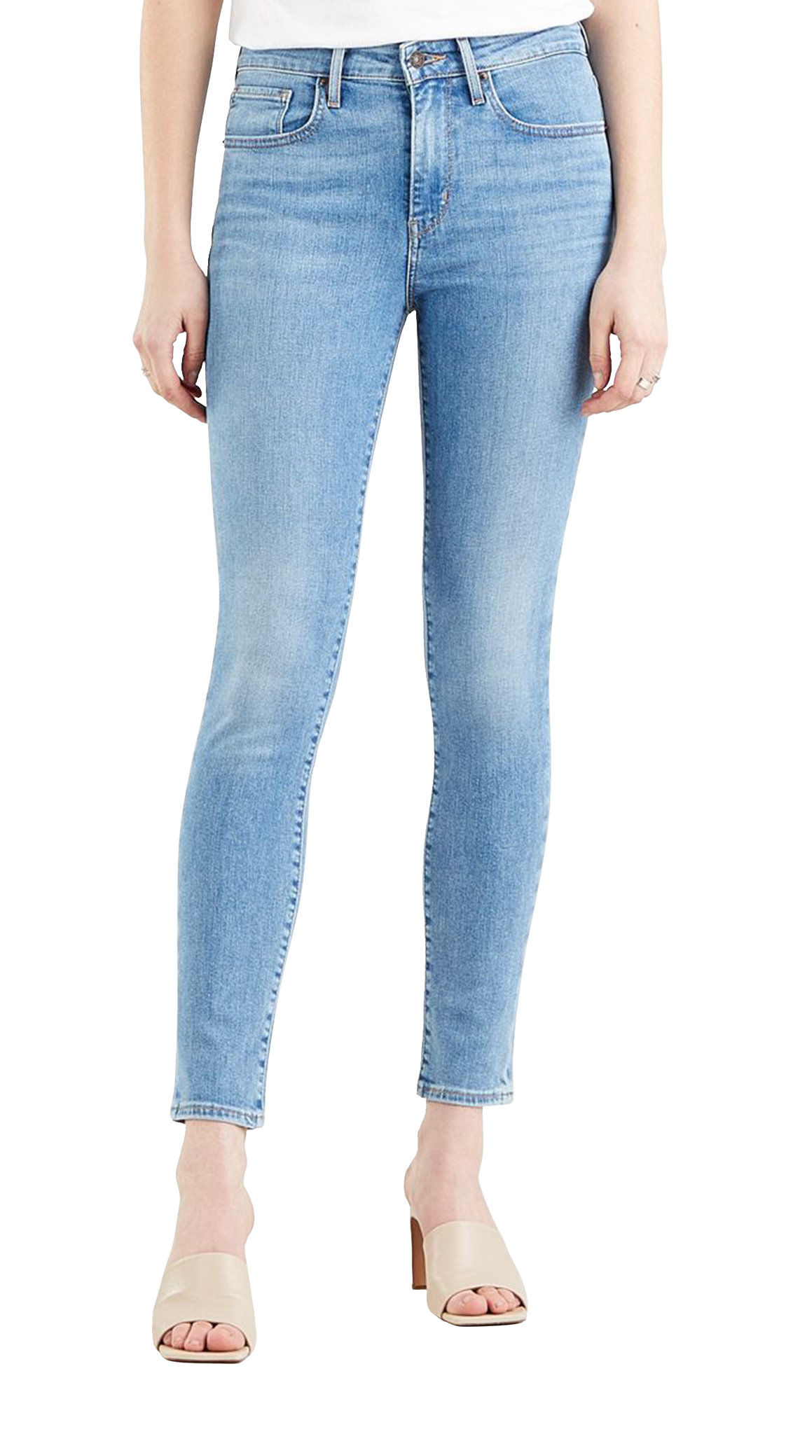 Levi&#39;s 721 jeans de grande hauteur maigre, bleu clair