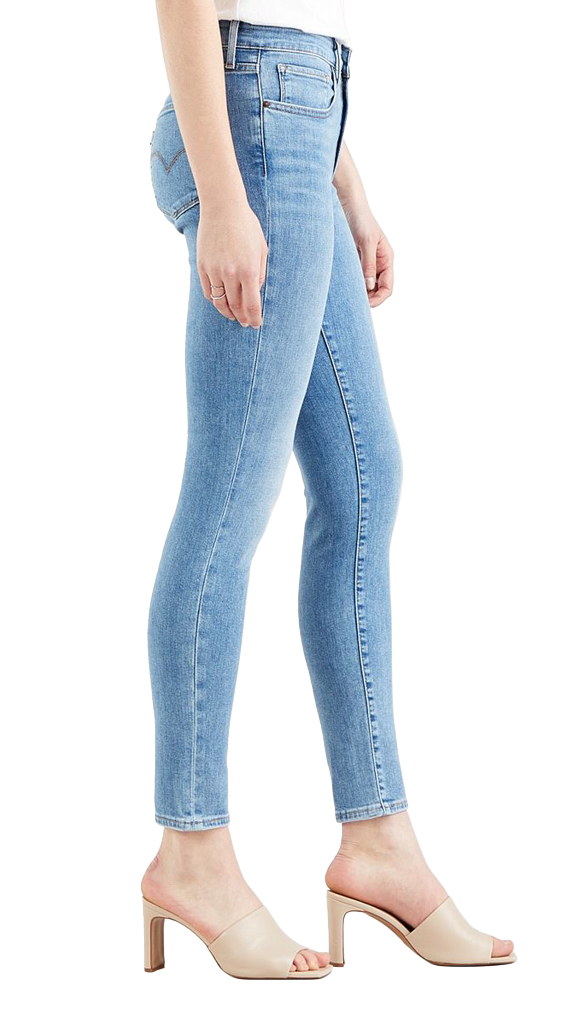 Levi&#39;s 721 jeans de grande hauteur maigre, bleu clair