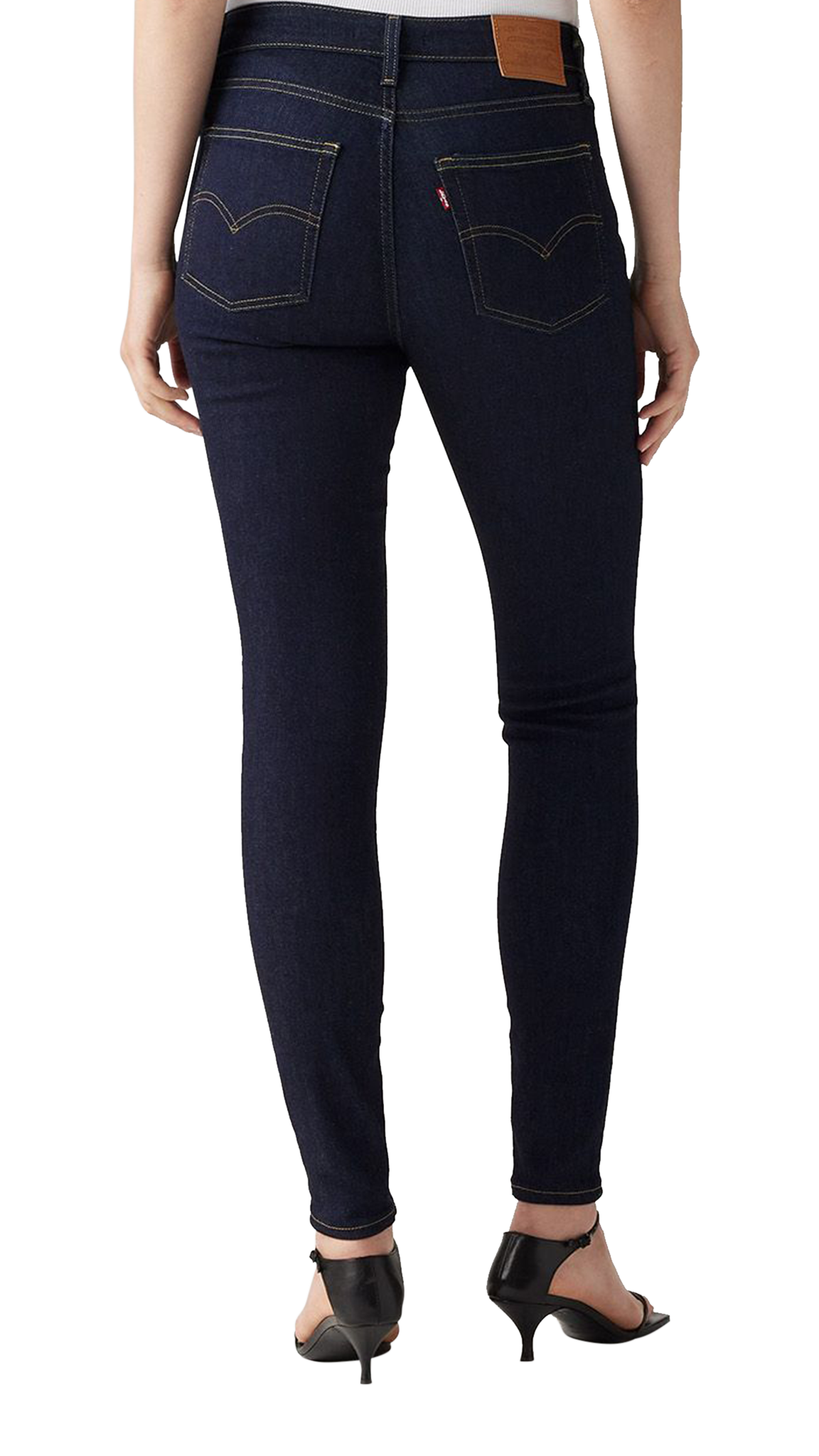 Levi&#39;s 721 jeans de grande hauteur maigre, bleu foncé