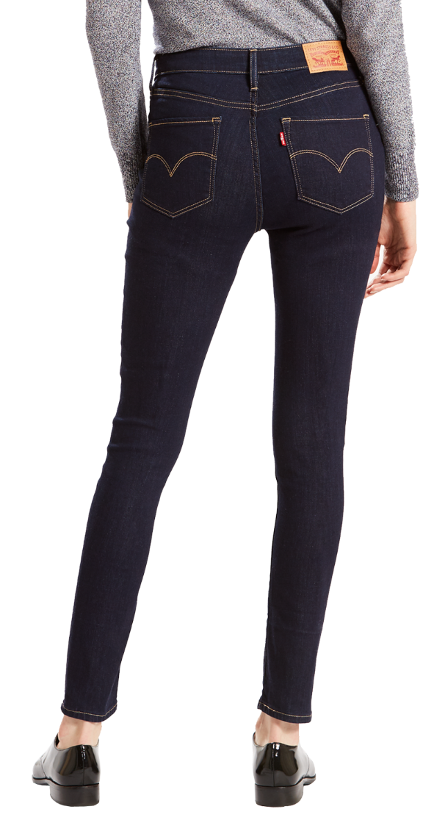 Levi&#39;s 721 Jeans High Rise Skinny, dark blue, Lone Wolf, back