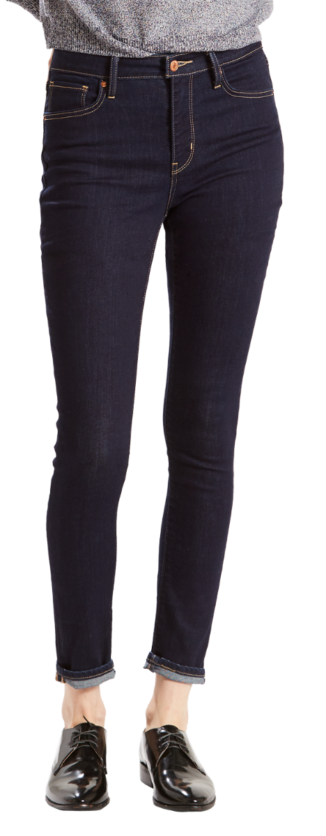 Levi&#39;s 721 Jeans High Rise Skinny, dark blue, Lone Wolf, front