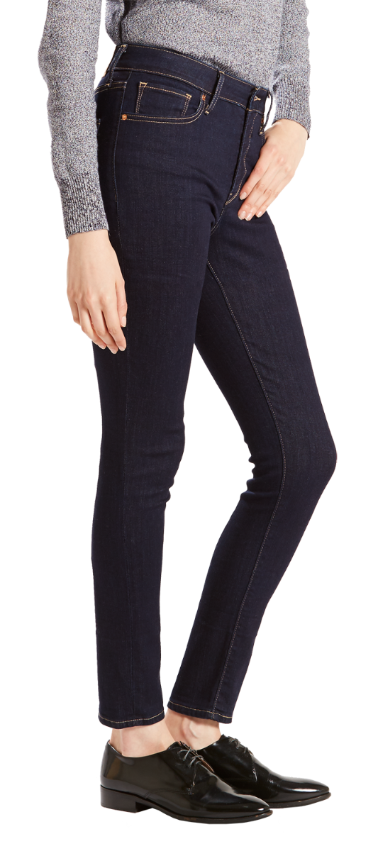 Levi&#39;s 721 Jeans High Rise Skinny, dark blue, Lone Wolf, side