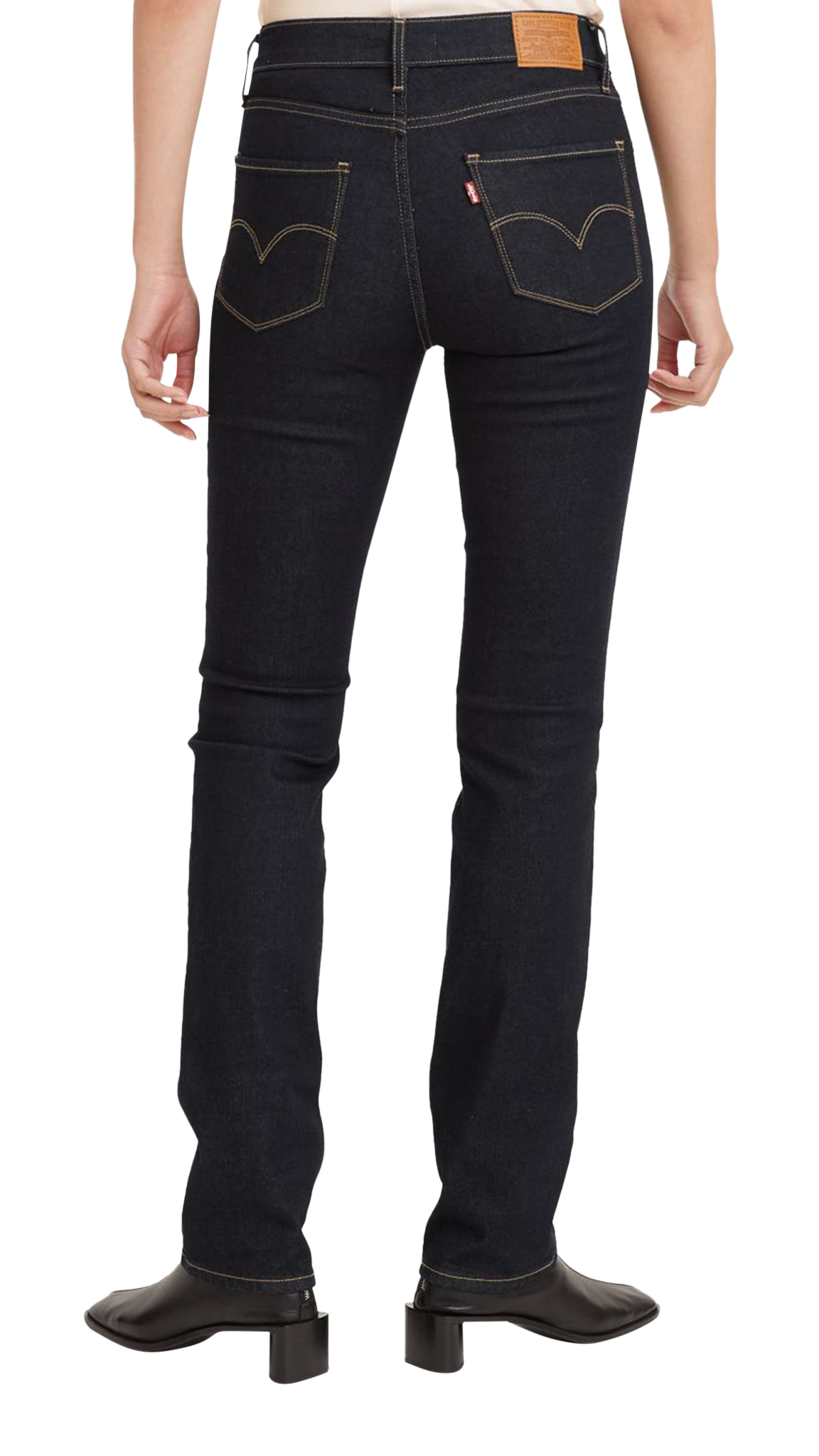 Levi&#39;s Jeans 724 High Rise droite, bleu foncé