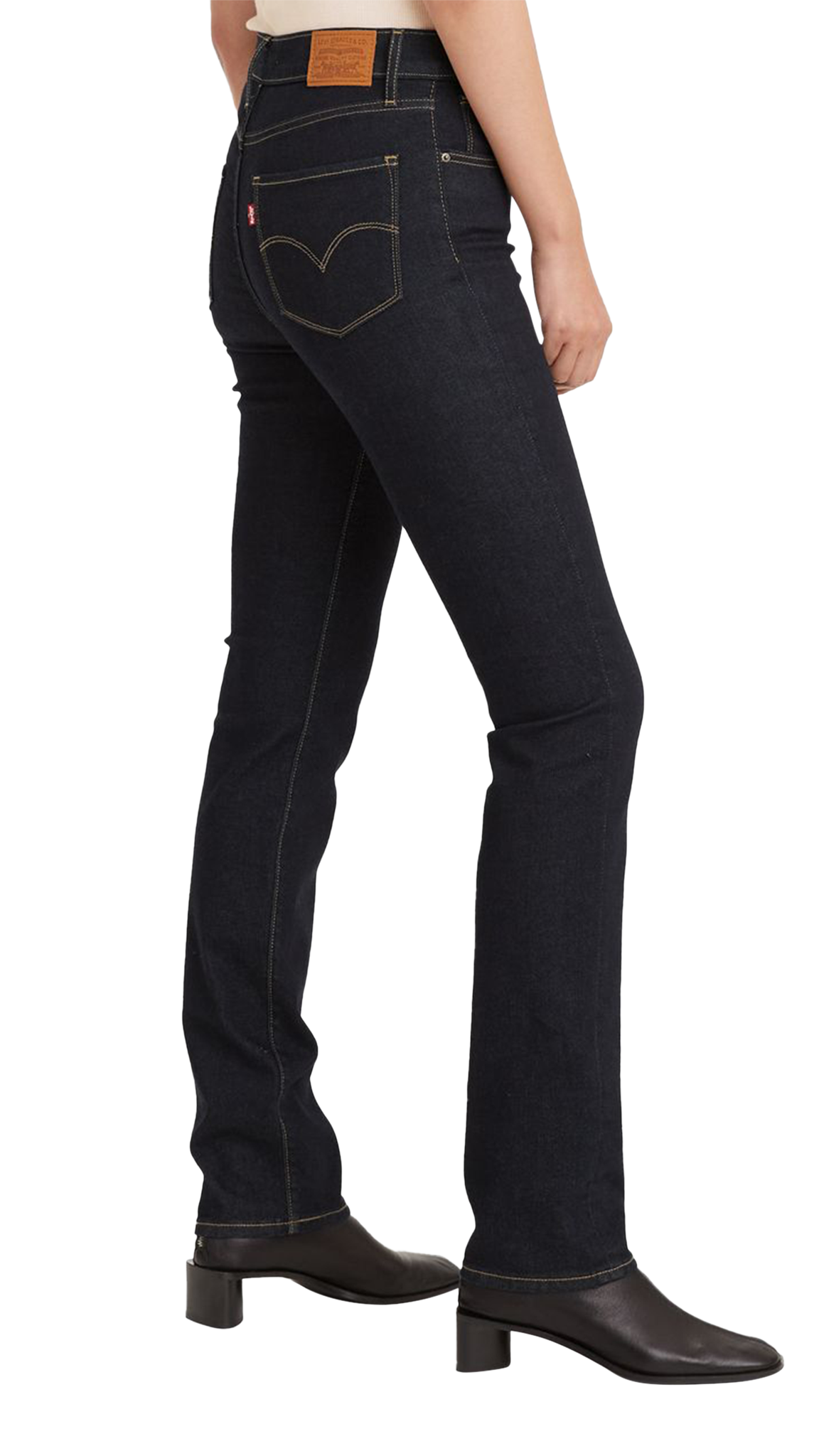 Levi&#39;s Jeans 724 High Rise droite, bleu foncé