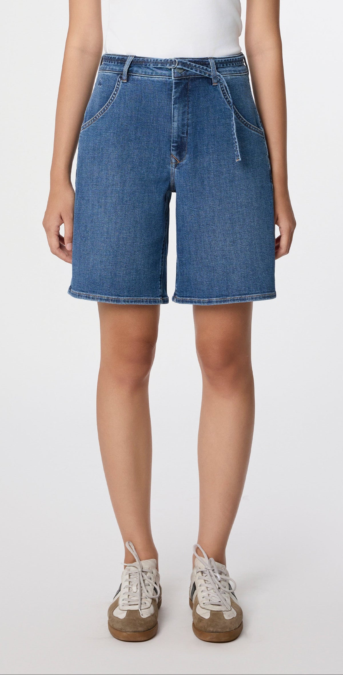 BLINKY Soft Denim Short, Gris foncé "Dark Grey"