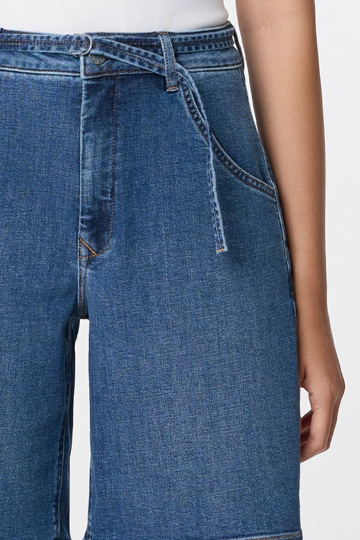 BLINKY Soft Denim Short, Gris foncé "Dark Grey"