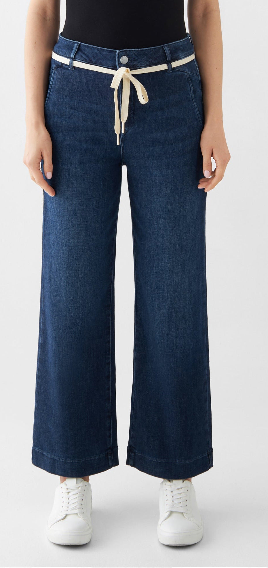 DEW Flared Soft Denim - French Pocket Jeans, Dunkelblau &quot;Dark Blue&quot;