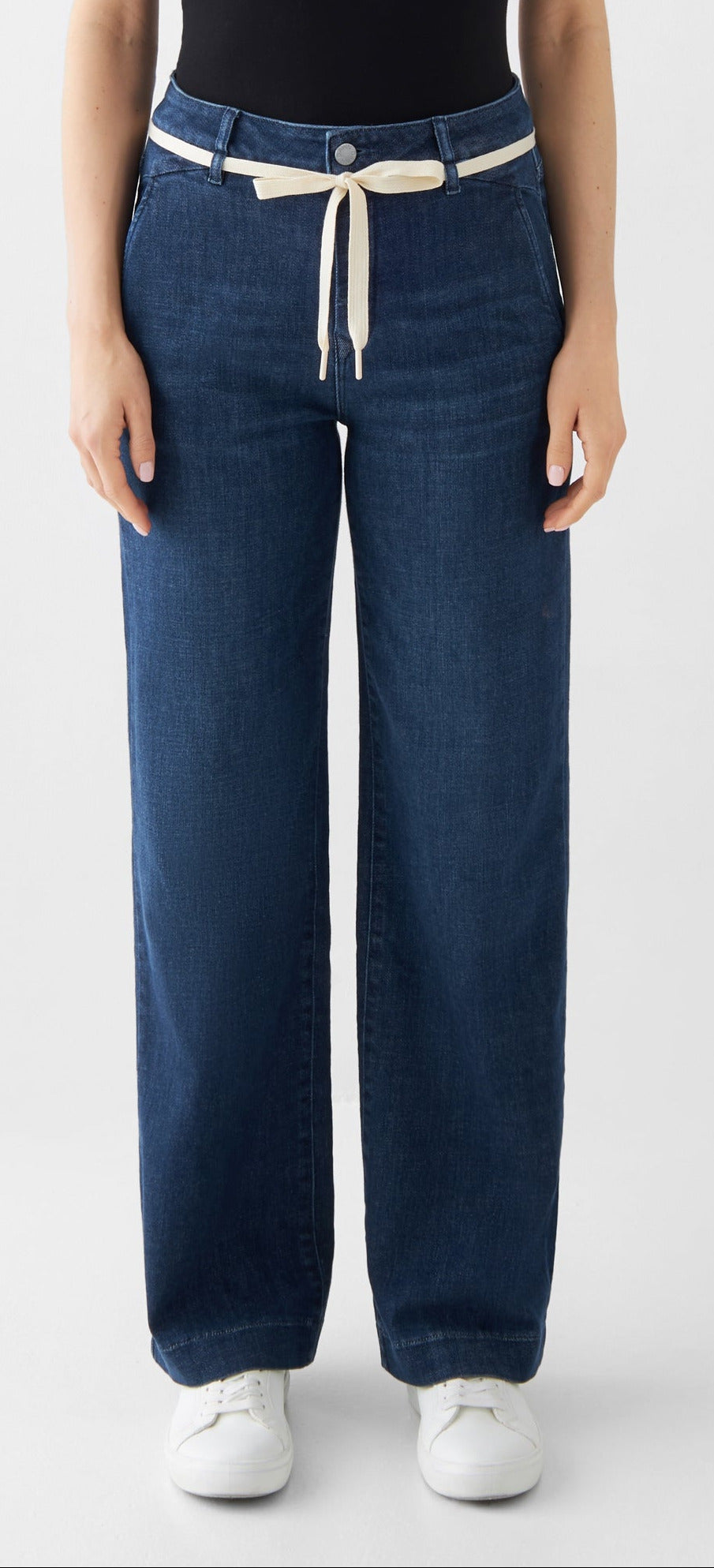 DEW Flared Soft Denim - French Pocket Jeans, Dunkelblau &quot;Dark Blue&quot;