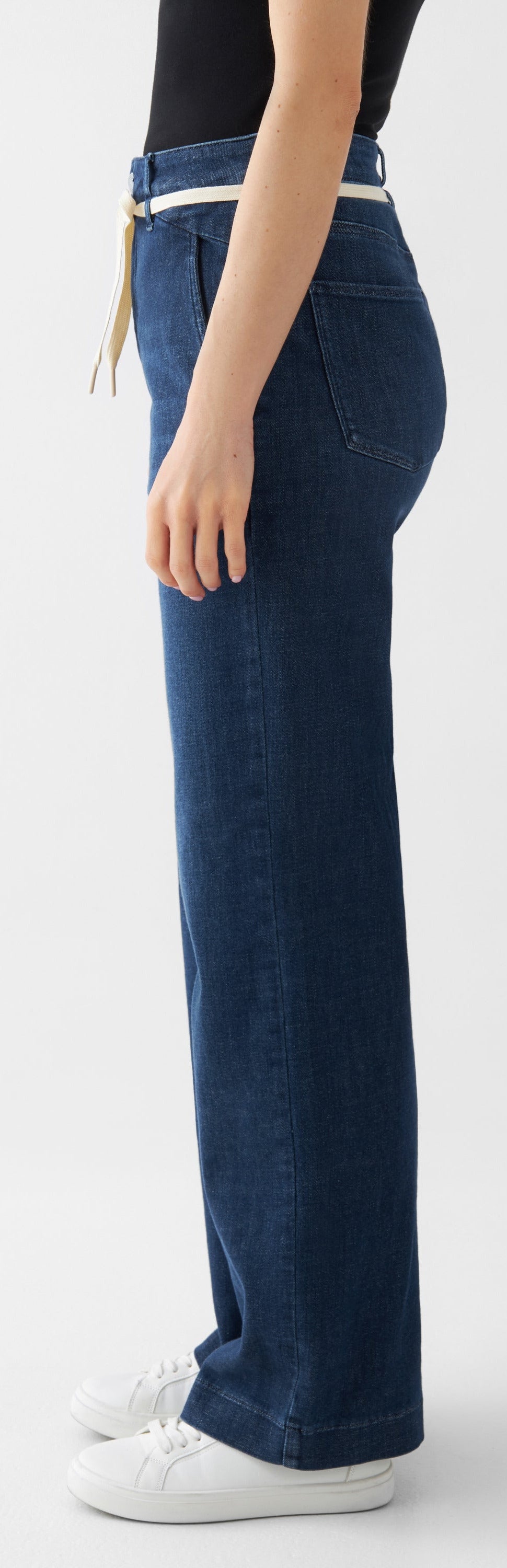 DEW Flared Soft Denim - French Pocket Jeans, Dunkelblau &quot;Dark Blue&quot;