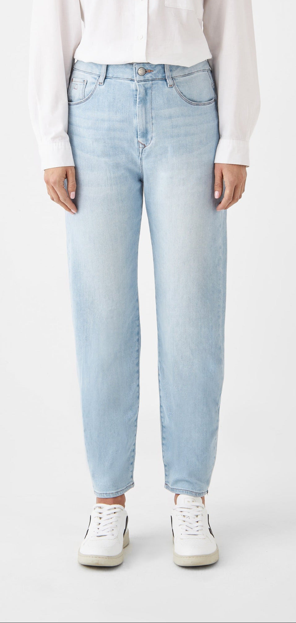STARDUST O-Shape Soft Denim Jeans, Bleu clair "Light Blue"