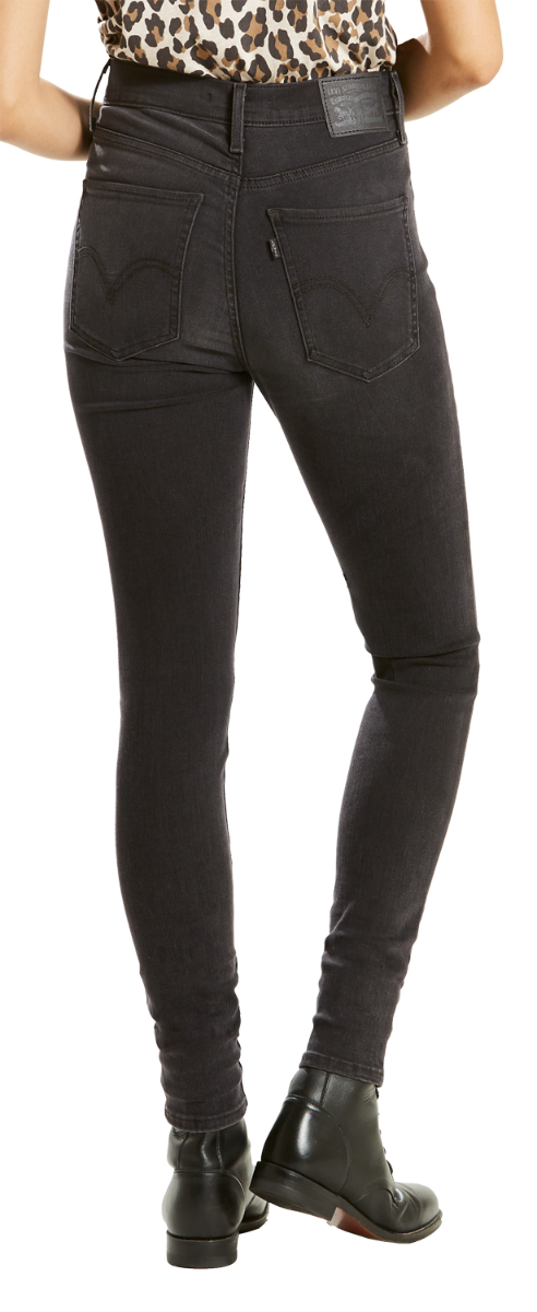 Levi's Mile High Super Skinny Jeans, Dunkelgrau
