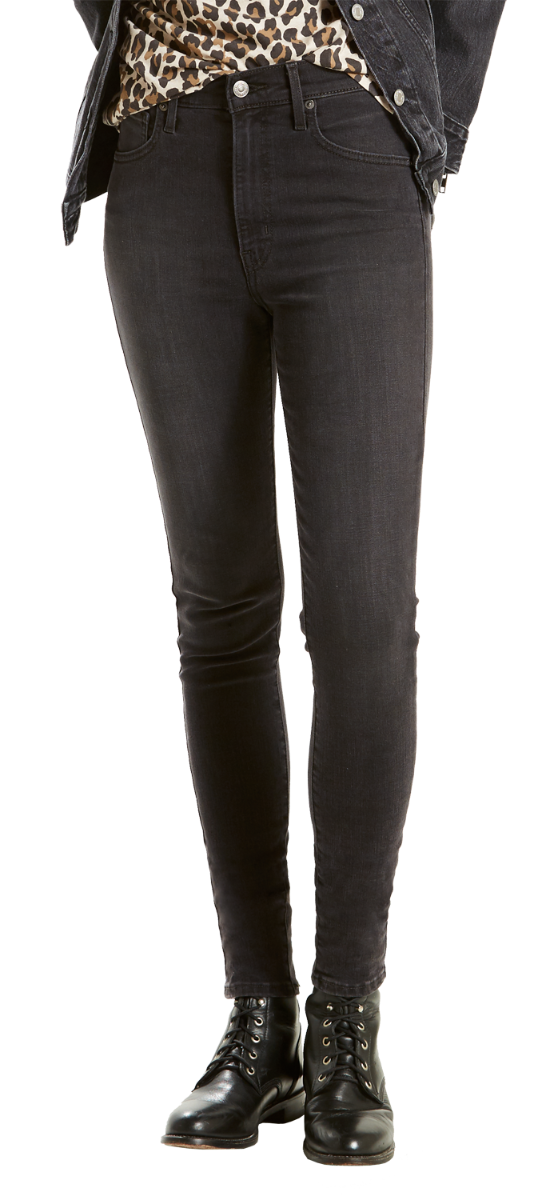 Levi's Mile High Super Skinny Jeans, Dunkelgrau