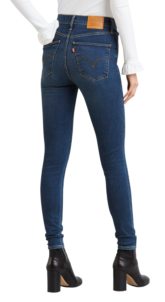 Levi&#39;s Mile High Super Skinny, Bleu moyen