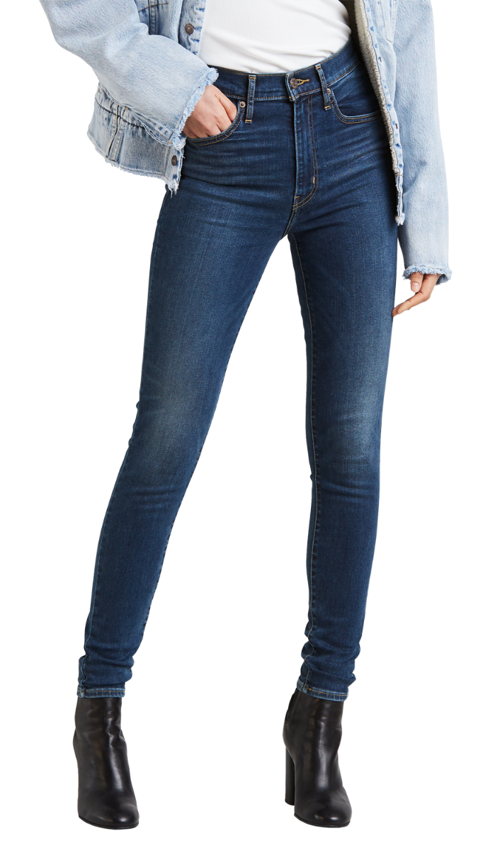 Levi&#39;s 710 Jeans Super Skinny, dunkelblau, High Society, Frontansicht