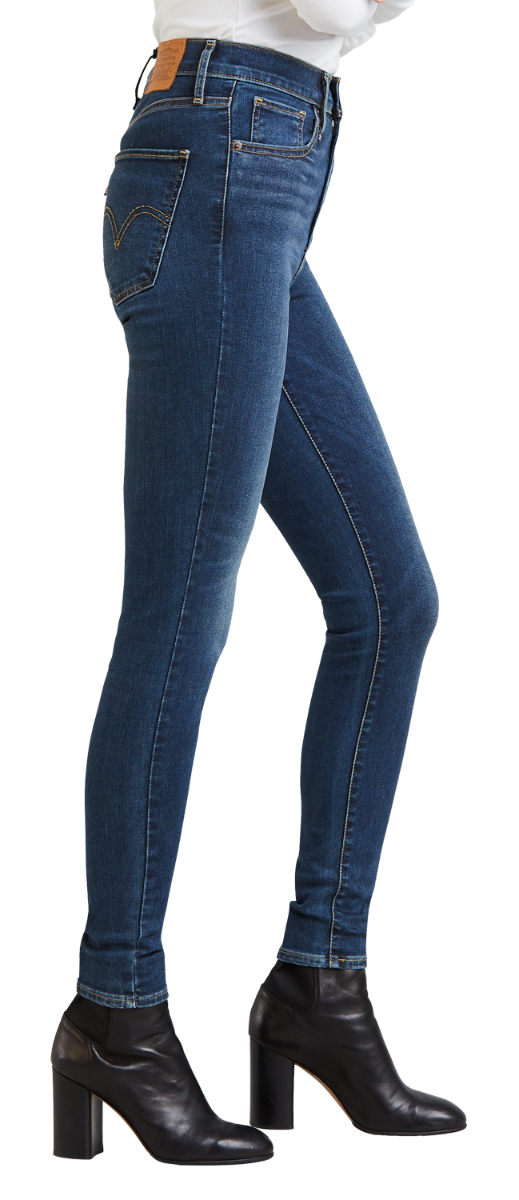 Bestellen Sie online die Levi s Mile High Super Skinny Breakthrough Blue Jeans im mittelblauen Stretch Denim Struuss.ch Jeans Chinos
