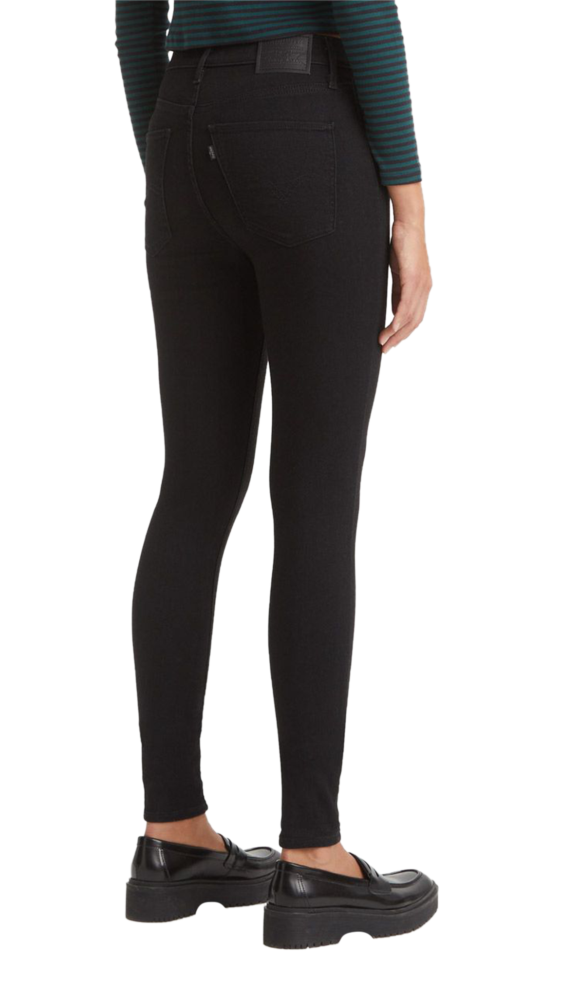 Levi&#39;s Mile High Super Skinny Jeans, noir