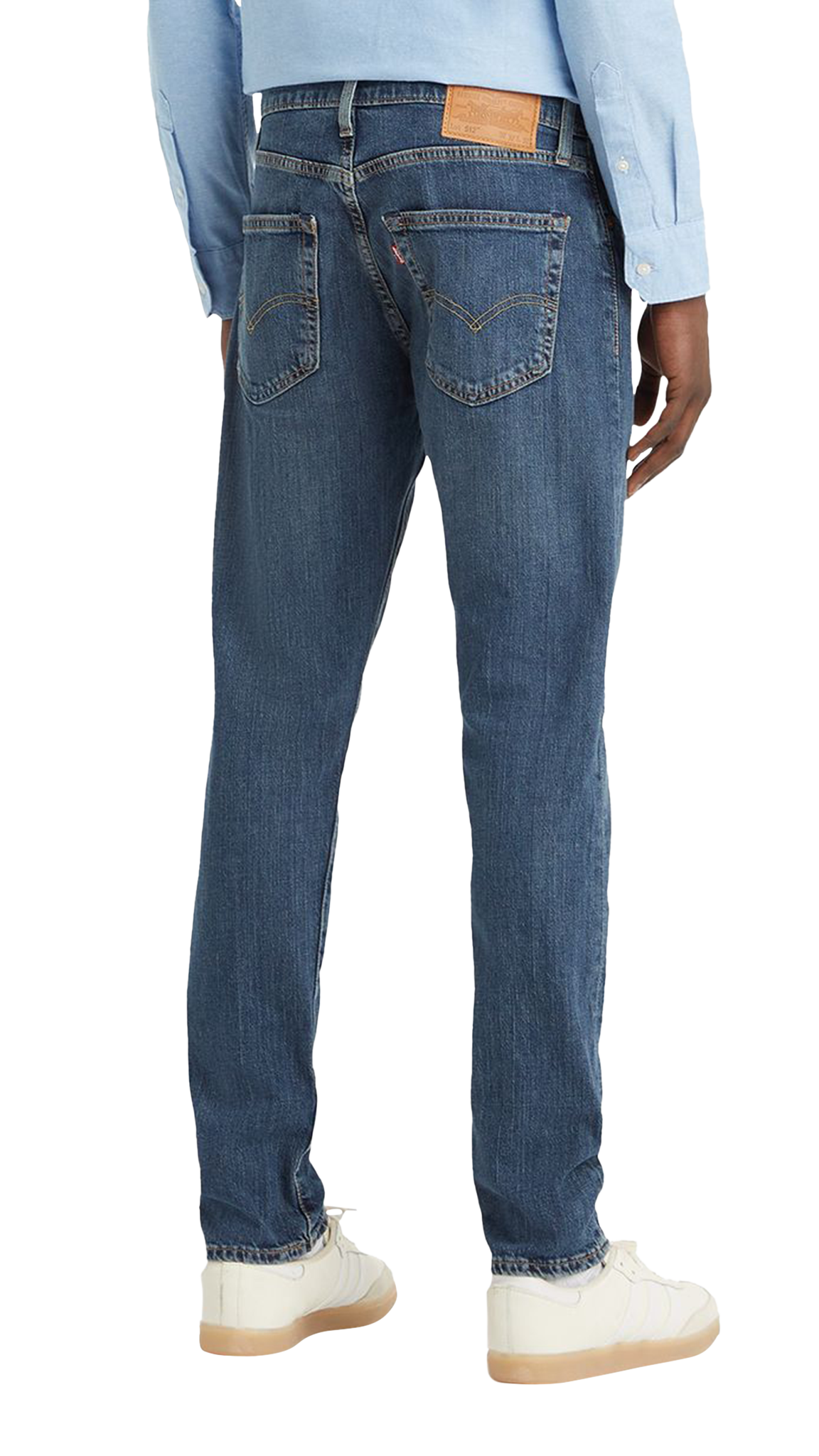 Levi&#39;s 512 Jeans Tapered, Dunkelblau verwaschen &quot;Whoop&quot;