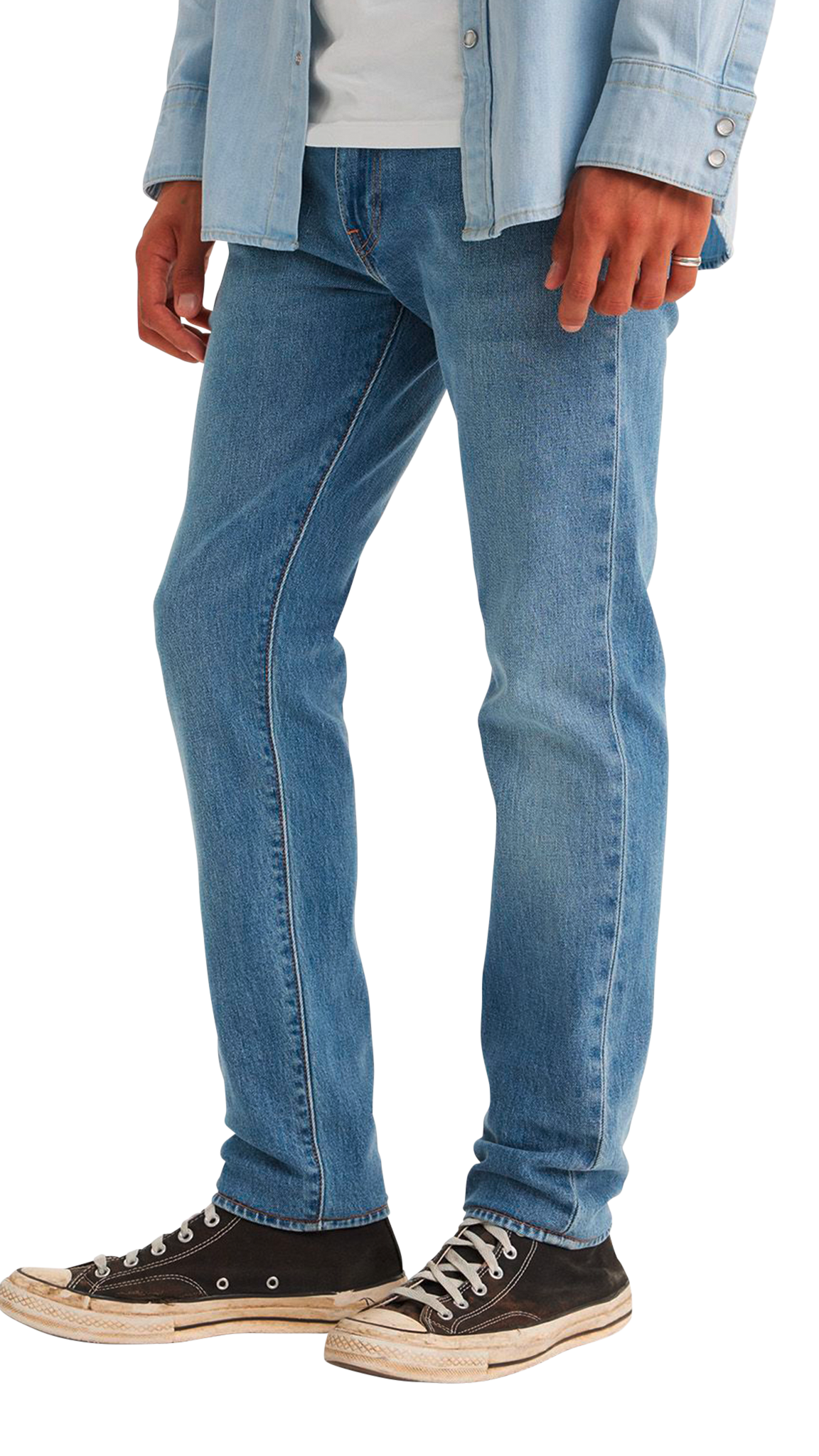 Levi&#39;s 512 jeans effilés, bleu moyen