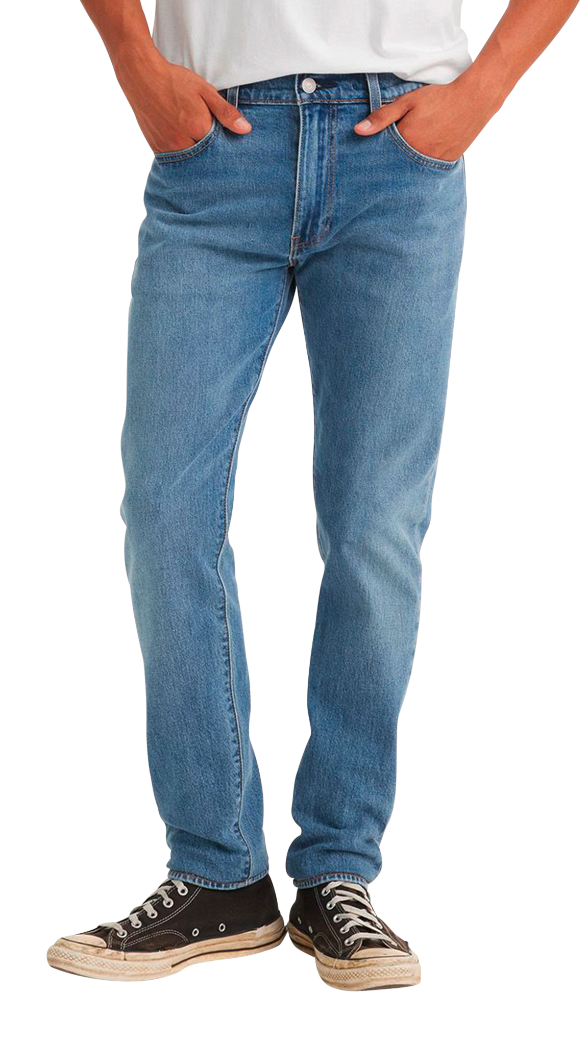 Levi&#39;s 512 jeans effilés, bleu moyen