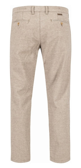 Alberto LOU Chino Wool Look Regular Fit, Beige