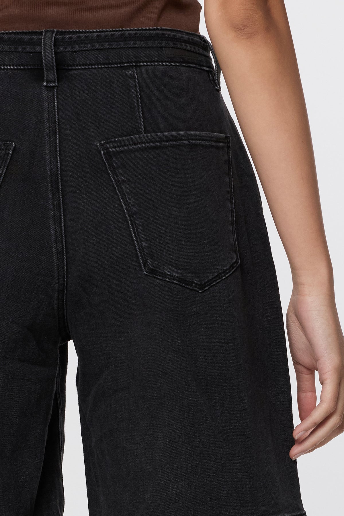 BLINKY Soft Denim Short, Gris foncé "Dark Grey"