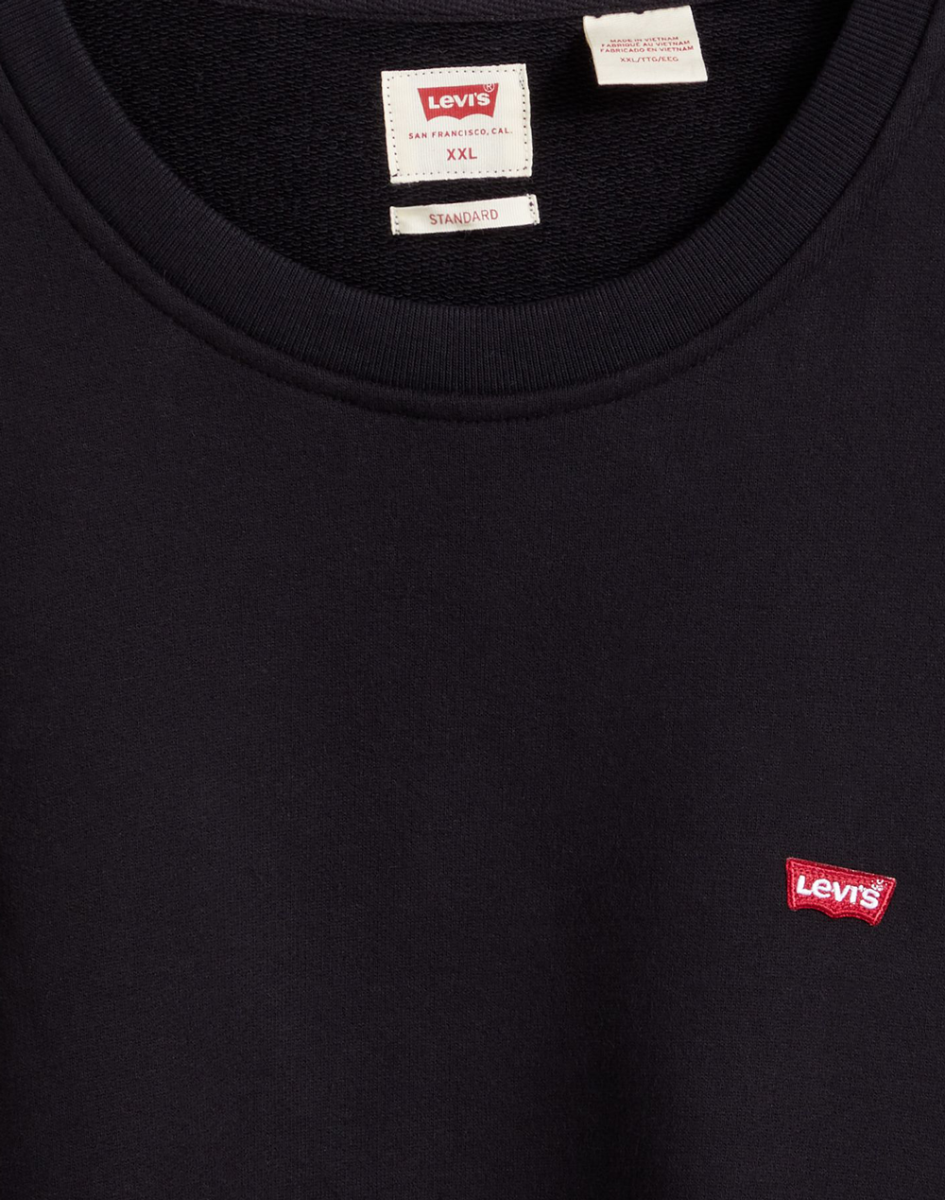 Levi&#39;s Sweatshirt Col rond, Noir