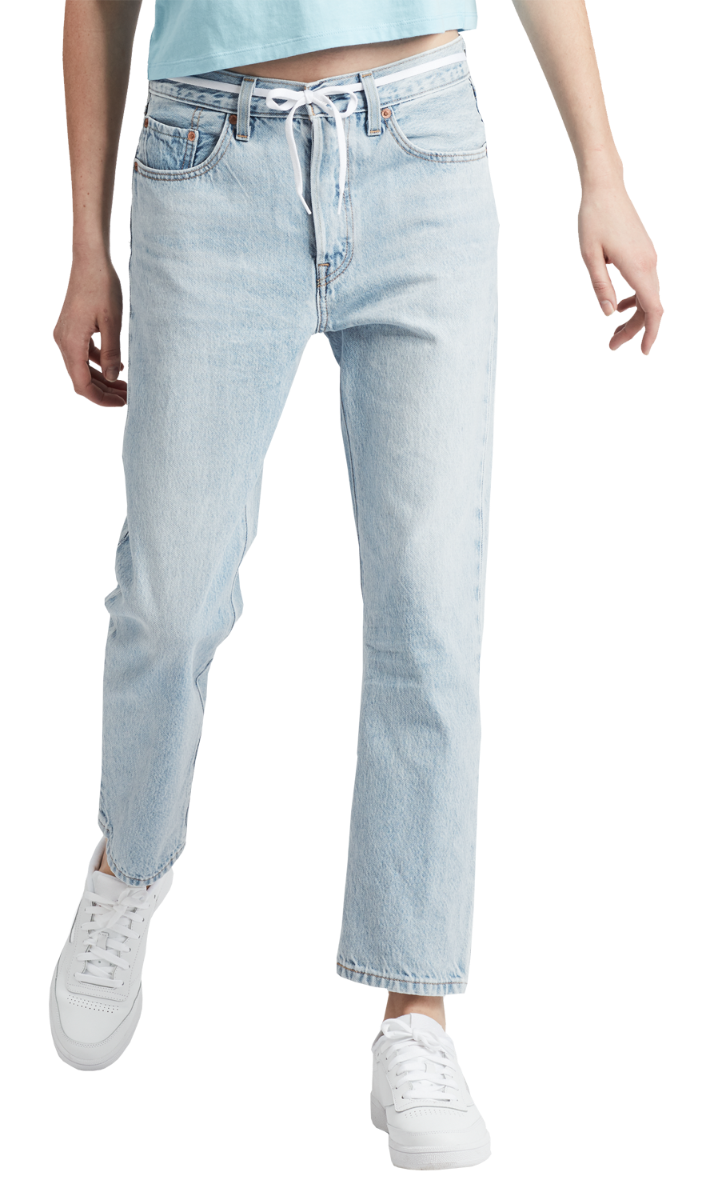 Levi's 501® Crop Jeans, hellblau, Montgomery Baked, Frontansicht