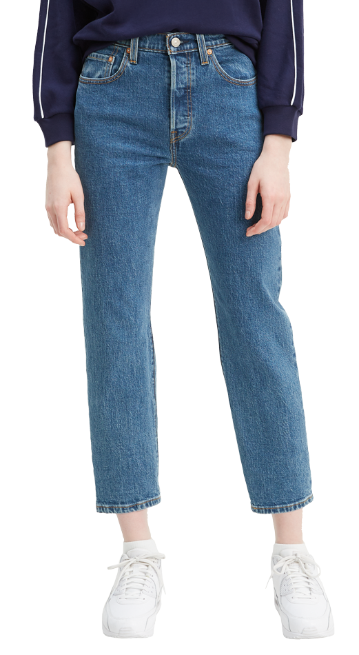 Levi's 501® Crop Jeans, Sansome Breeze Stone, Frontansicht